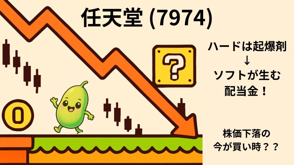 任天堂 (7974)の株は買い？| 配当・業績・決算からみる今後の見通しを解説 | ソフト次第で増配局面へ？ 6豆目